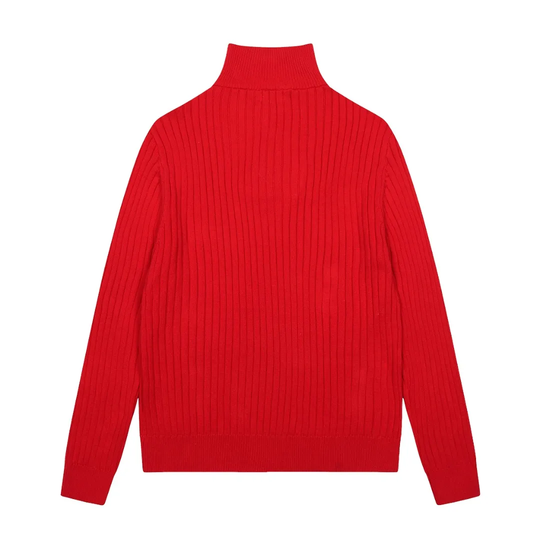 P250 Top quality" Style number: DS114# (not off the shelves all year round) [Ralph Lauren half-zip solid color pony embroidered logo striped knitted sweater] ✅Ralph Lauren half-zip classic basic versatile unisex couple pullover sweater ✅Main supplier platform live broadcast Wholesale entity Replenish when out of stock Not off the shelf ✅ZP quality 1:1 version Scan the code to enter the GF website Counter quality ✅Detailed quality The only one in Guangzhou Imported quality cotton yarn, focusing on high-end, cost-effective, good quality needless to say. ✅Restore the original version. The maximum size can be worn up to 190 pounds. Loose, comfortable and stress-free. ✅The upper body is simple and easy to match. A must-have item for ootd. Good-looking clothes are never picky. Recommended must-have items in the wardrobe. Size: S-XL. Color: Black, white, gray, khaki, navy blue, white label, red gold label.